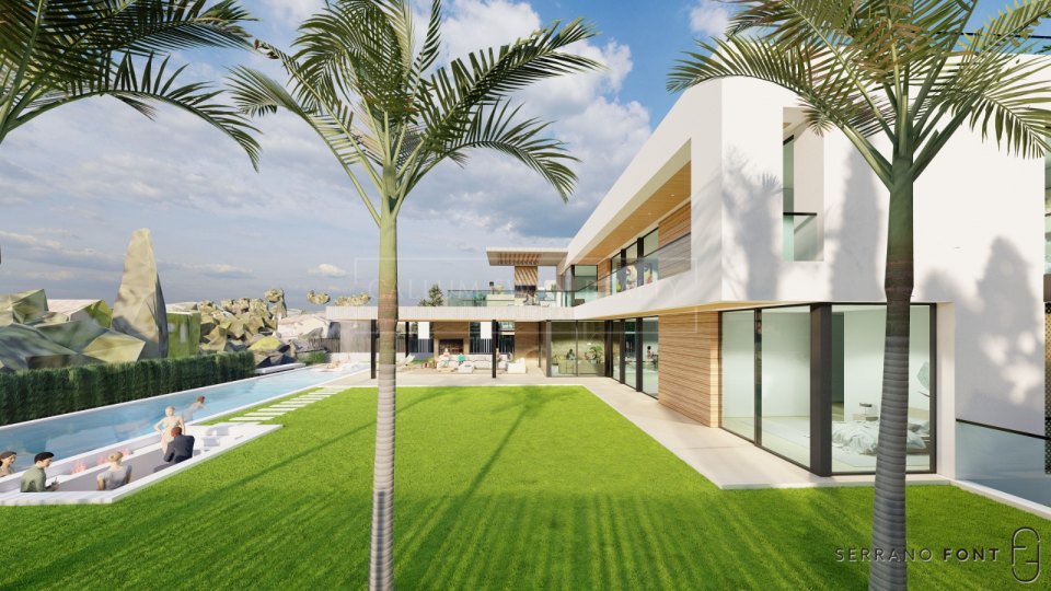 Nueva Andalucia, Proyecto de Villa de Lujo en Parcelas del Golf, Nueva Andalucia