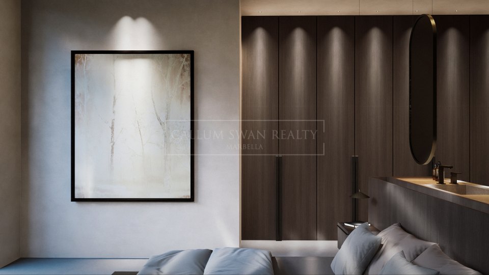 Nueva Andalucia, Villa moderna en construcción en el Valle del Golf de Nueva Andalucía