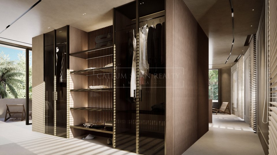 Nueva Andalucia, Villa moderna en construcción en el Valle del Golf de Nueva Andalucía