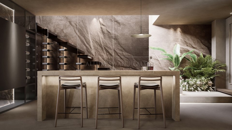 Nueva Andalucia, Villa moderna en construcción en el Valle del Golf de Nueva Andalucía