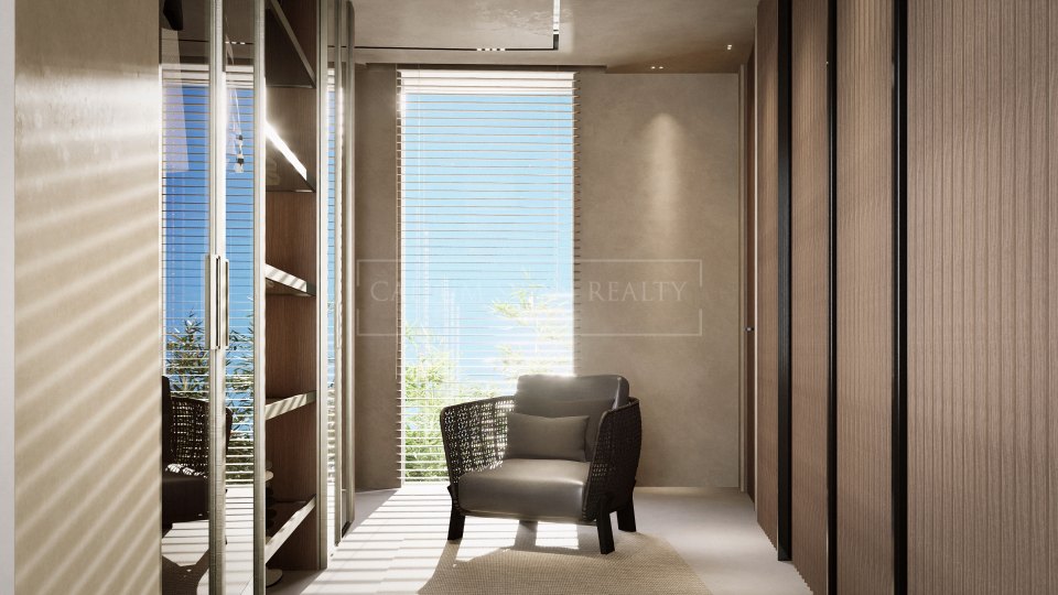 Nueva Andalucia, Villa moderna en construcción en el Valle del Golf de Nueva Andalucía