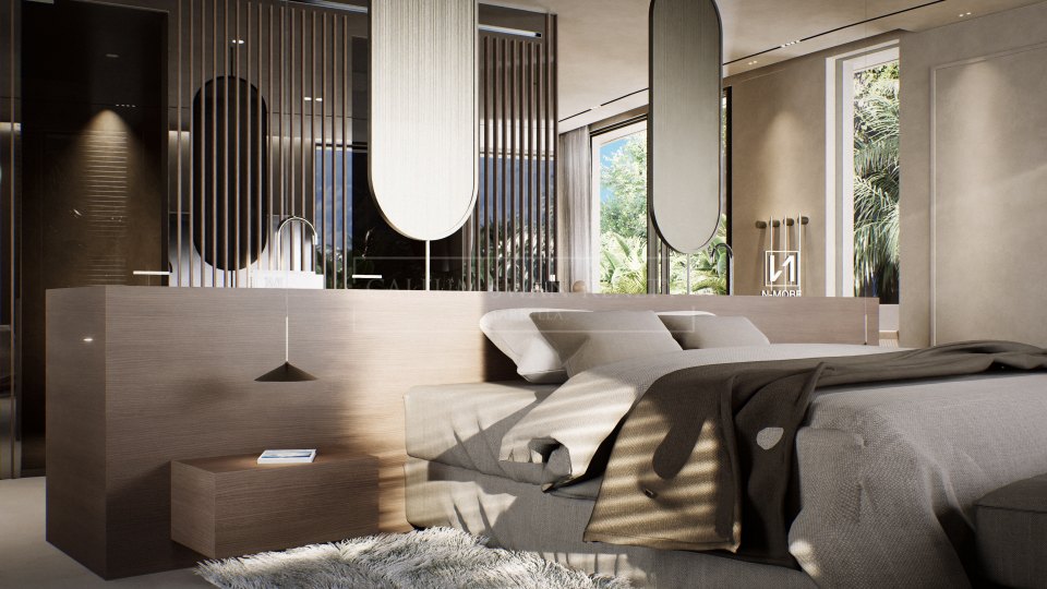 Nueva Andalucia, Villa moderna en construcción en el Valle del Golf de Nueva Andalucía