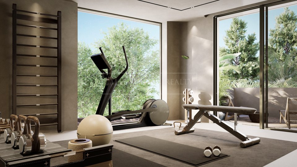 Nueva Andalucia, Villa moderna en construcción en el Valle del Golf de Nueva Andalucía