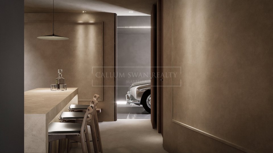 Nueva Andalucia, Villa moderna en construcción en el Valle del Golf de Nueva Andalucía