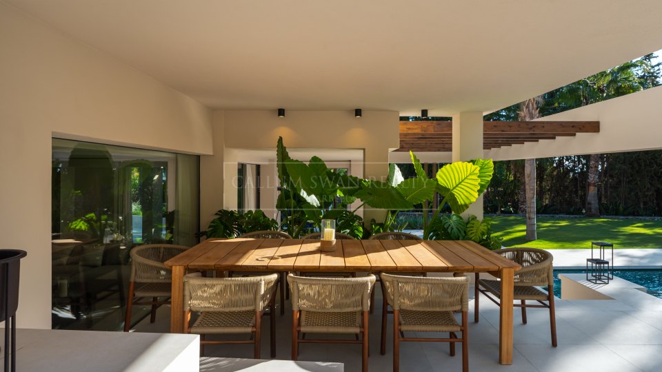 Nueva Andalucia, Villa moderne en construction dans la vallée de golf de Nueva Andalucia