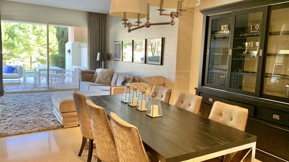 Marbella Golden Mile, Appartement de luxe au rez-de-chaussée à La Trinidad