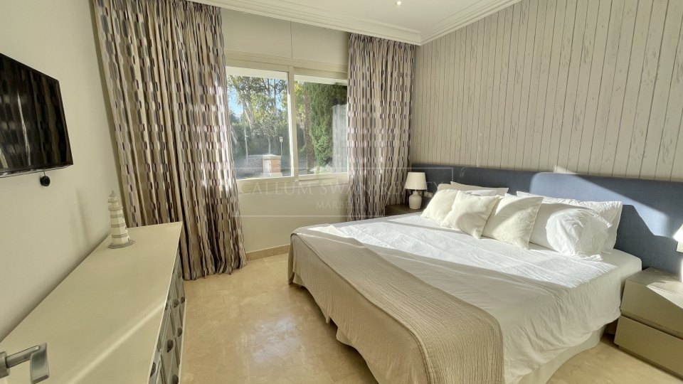 Marbella Golden Mile, Appartement de luxe au rez-de-chaussée à La Trinidad