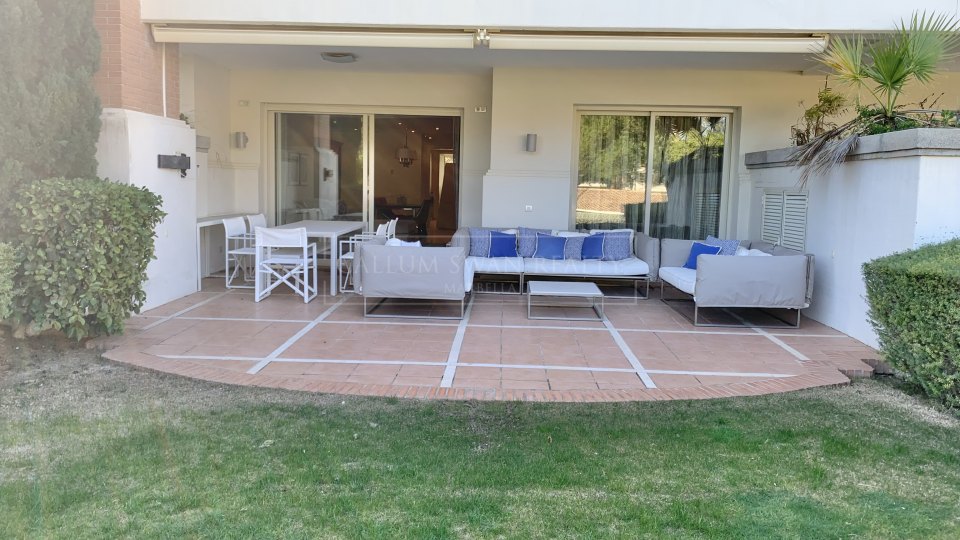 Marbella Golden Mile, Appartement de luxe au rez-de-chaussée à La Trinidad