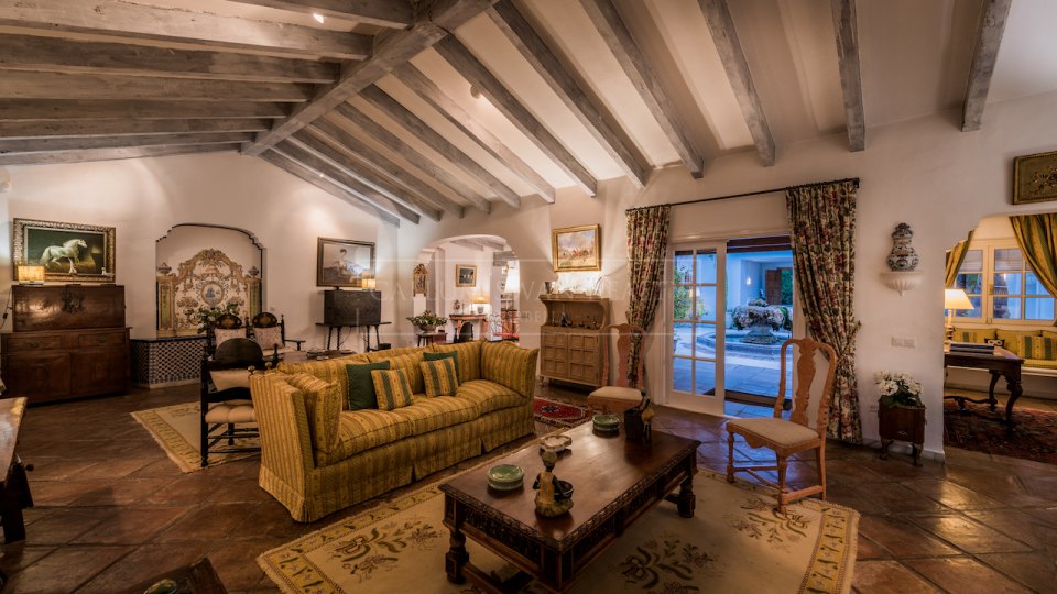 Benahavis, Spanish Style Villa for Sale with Lake Views on a Large Private Plot in Benahavís