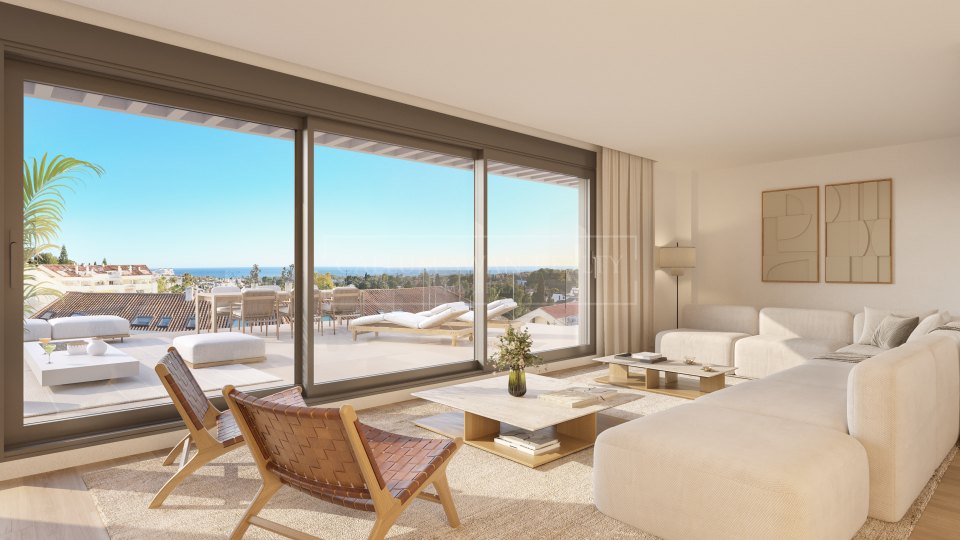 Nueva Andalucia, Penthouse de luxe contemporain à Nueva Andalucía, Marbella