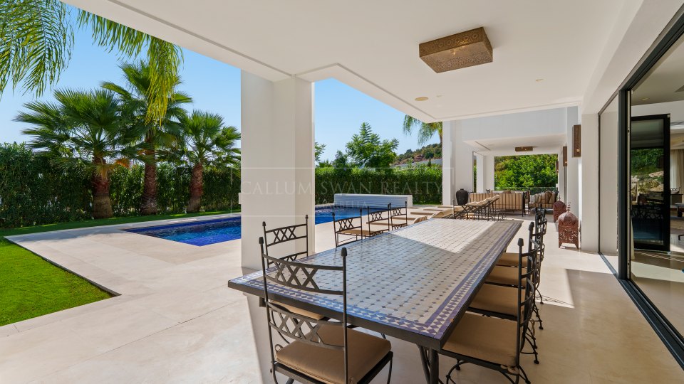 Nueva Andalucia, Contemporary Six-Bedroom Home in Marbella’s Golf Valley