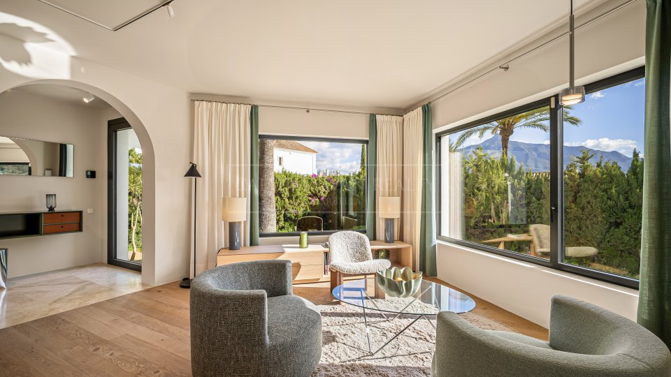 Nueva Andalucia, Charmante villa méditerranéenne avec vue sur La Concha à Nueva Andalucía