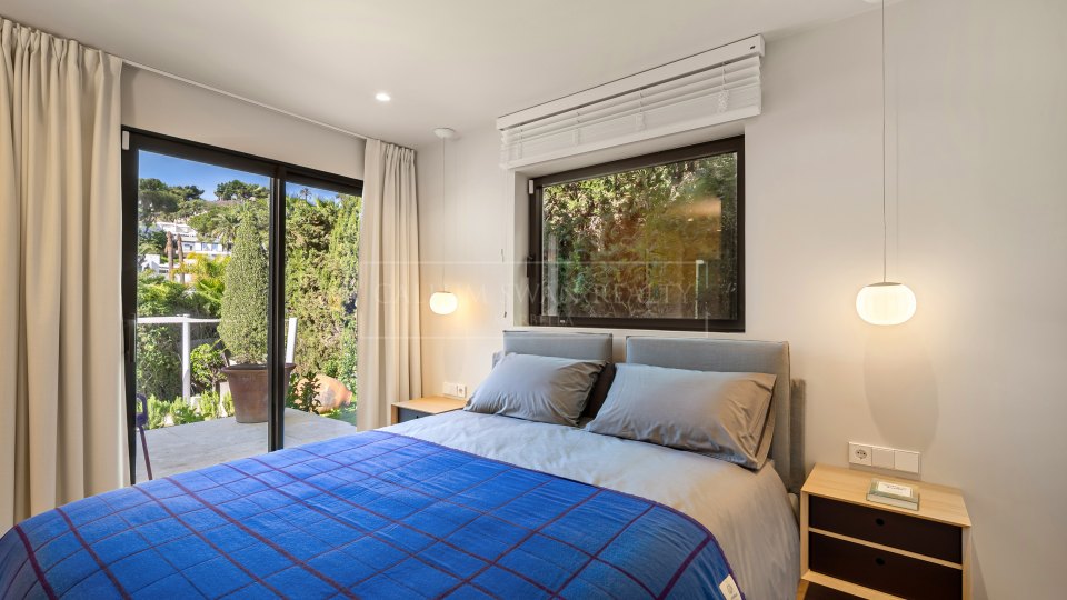 Nueva Andalucia, Charmante villa méditerranéenne avec vue sur La Concha à Nueva Andalucía