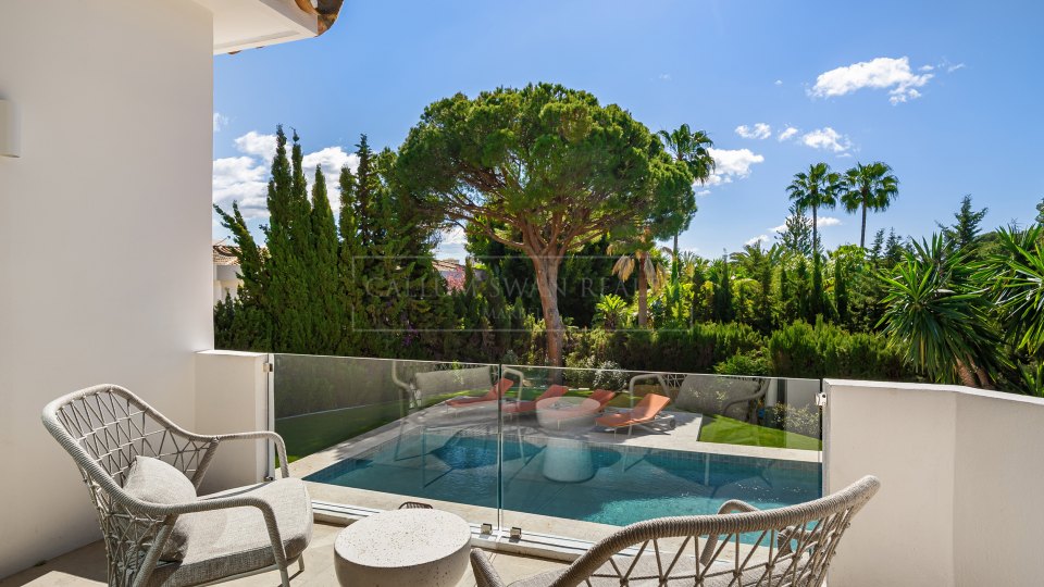 Nueva Andalucia, Charmante villa méditerranéenne avec vue sur La Concha à Nueva Andalucía