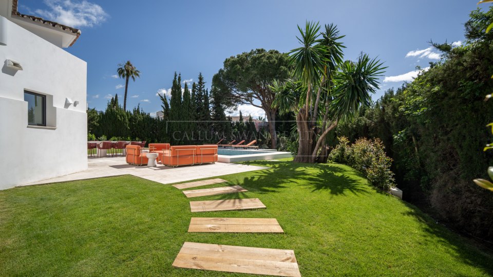 Nueva Andalucia, Charmante villa méditerranéenne avec vue sur La Concha à Nueva Andalucía