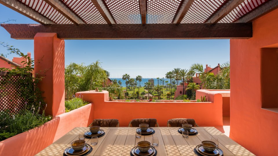 Estepona, Renovated Beachfront Penthouse in Torre Bermeja, New Golden Mile