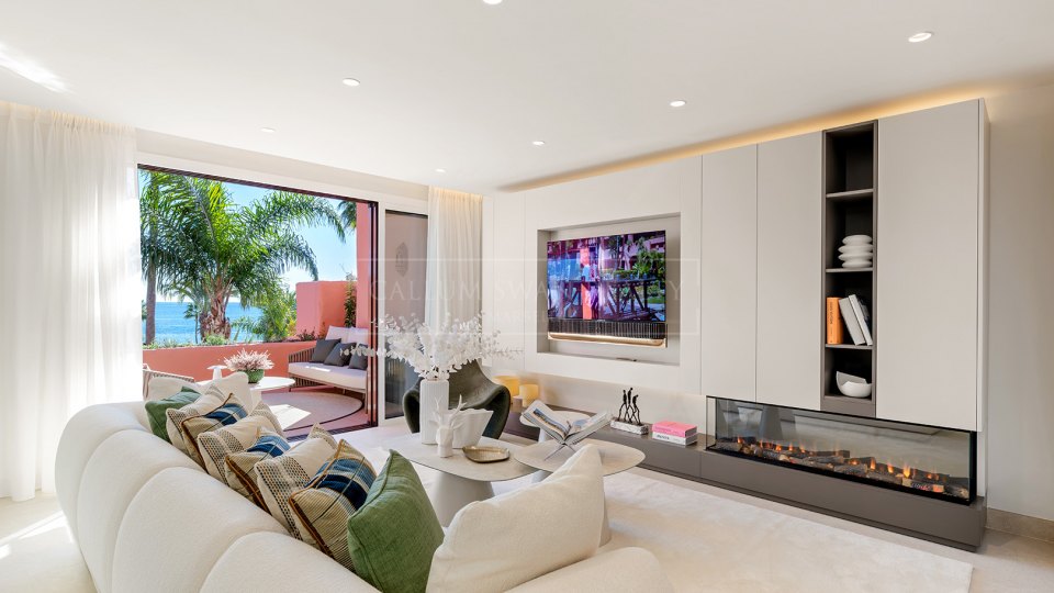 Estepona, Penthouse spacieux en bord de mer à Cabo Bermejo, Estepona