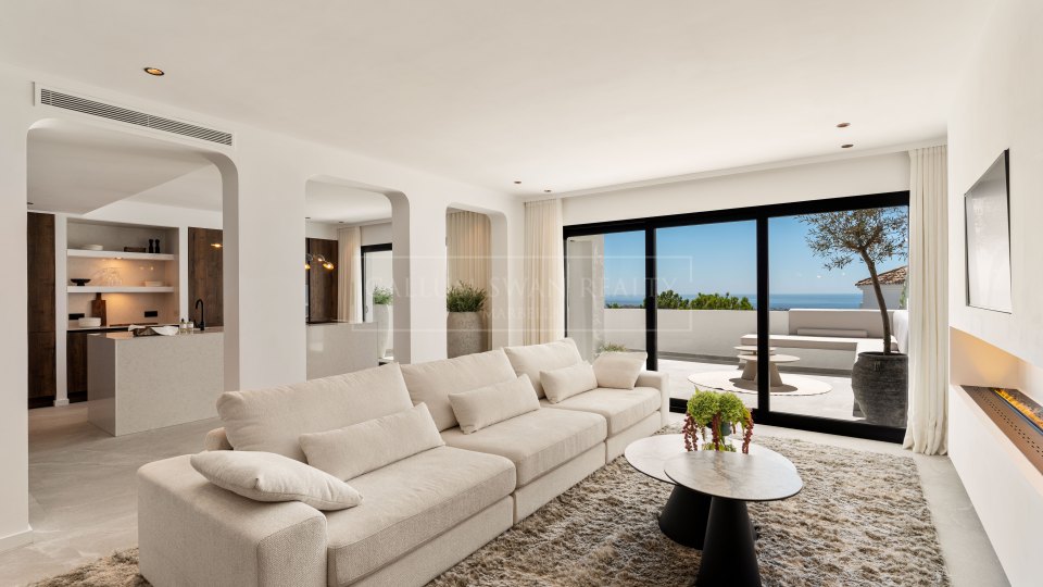Benahavis, Appartement Duplex Rénové avec Vue Panoramique sur la Mer à Vendre à Benahavís