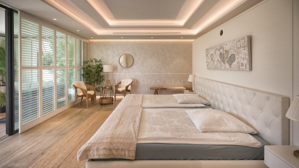 Estepona, Casa contemporánea de siete dormitorios en venta en El Paraíso, Estepona Este