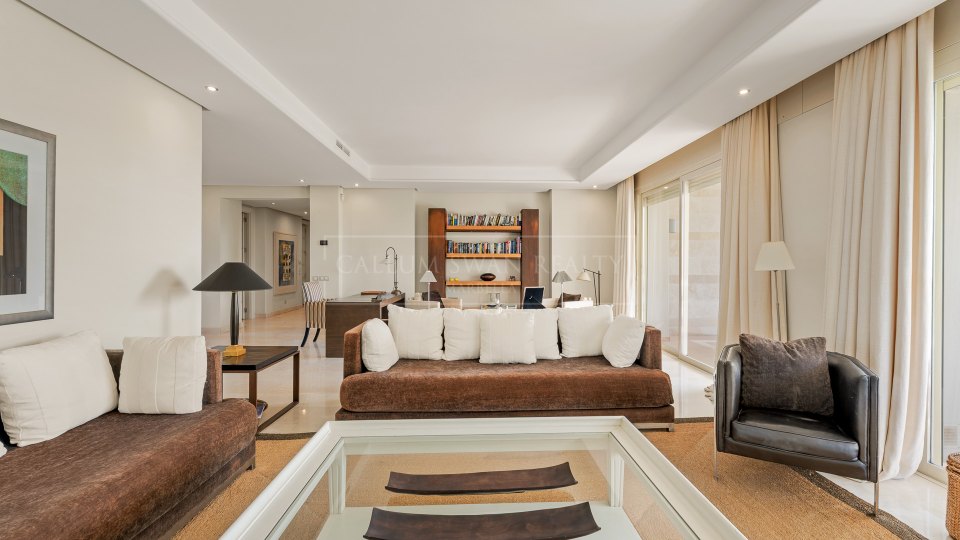 Marbella Golden Mile, Appartement de trois chambres à La Trinidad avec vue sur la mer sur le Golden Mile de Marbella