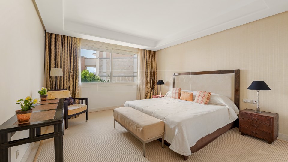 Marbella Golden Mile, Appartement de trois chambres à La Trinidad avec vue sur la mer sur le Golden Mile de Marbella