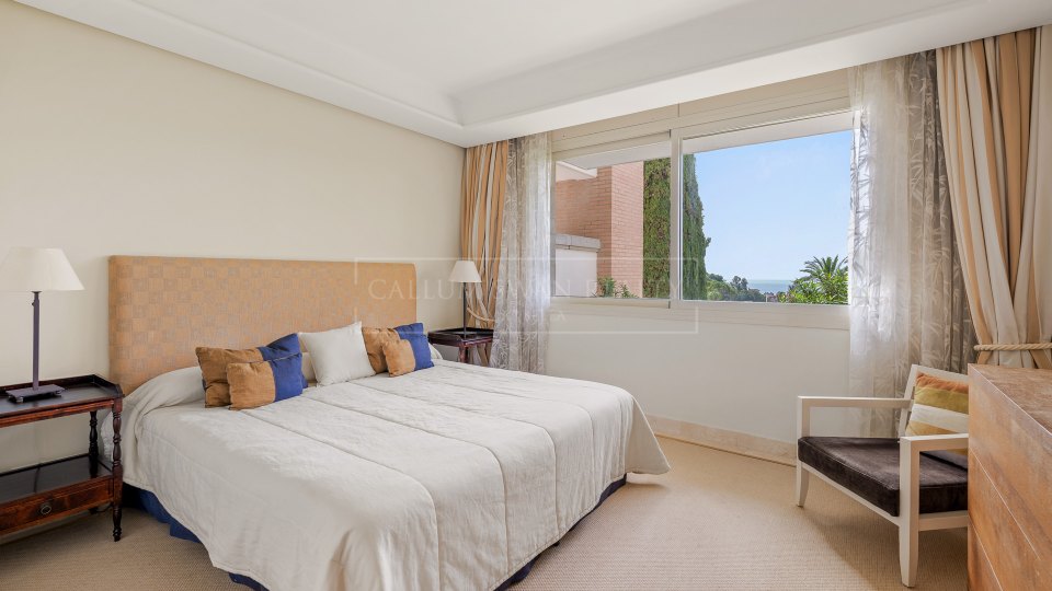 Marbella Golden Mile, Appartement de trois chambres à La Trinidad avec vue sur la mer sur le Golden Mile de Marbella
