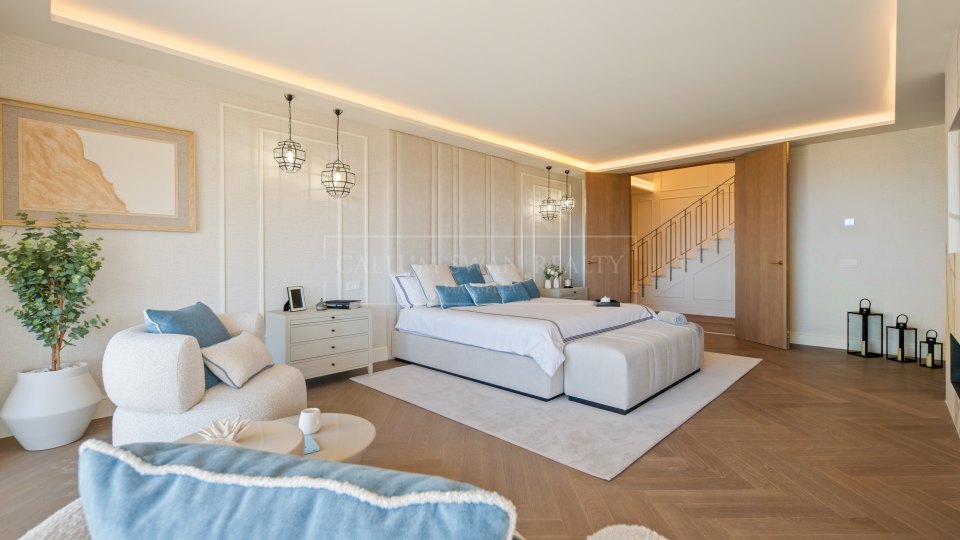 Nueva Andalucia, Penthouse duplex cinq chambres avec vue sur la mer à Los Arrayanes, Nueva Andalucía