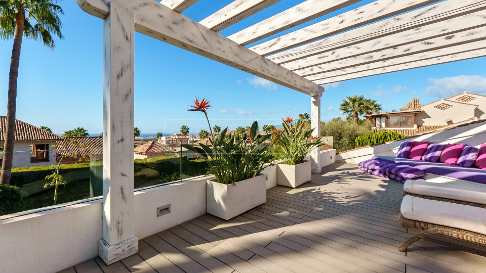 Marbella Golden Mile, Mediterranean Four-Bedroom Villa for Sale in Sierra Blanca, Marbella