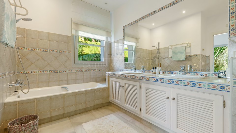 Marbella Golden Mile, Mediterranean Four-Bedroom Villa for Sale in Sierra Blanca, Marbella