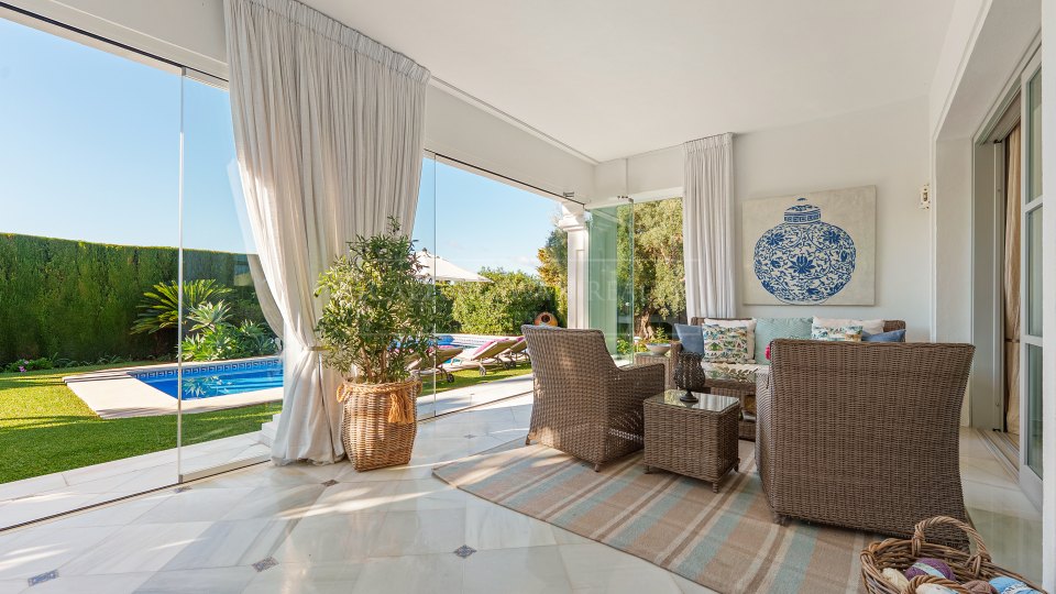 Marbella Golden Mile, Mediterranean Four-Bedroom Villa for Sale in Sierra Blanca, Marbella