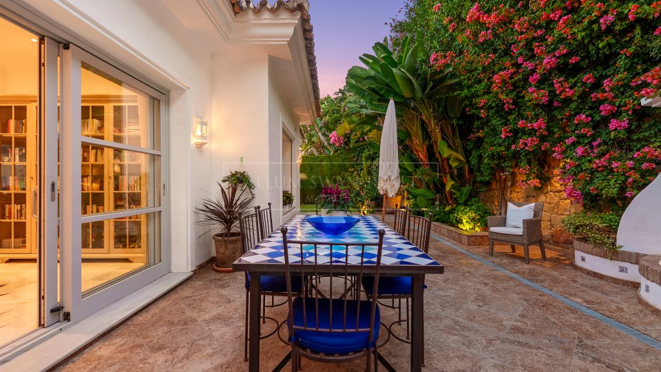Marbella Golden Mile, Mediterranean Four-Bedroom Villa for Sale in Sierra Blanca, Marbella