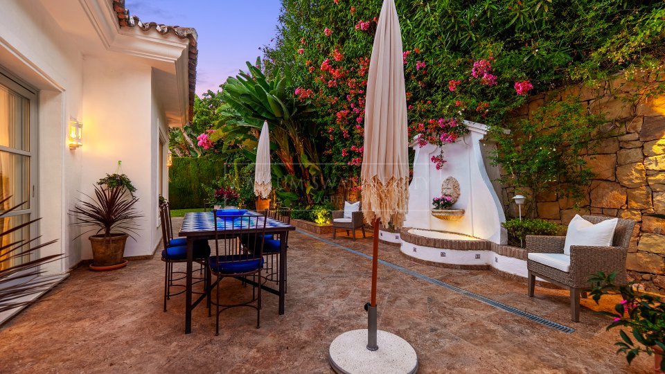 Marbella Golden Mile, Mediterranean Four-Bedroom Villa for Sale in Sierra Blanca, Marbella