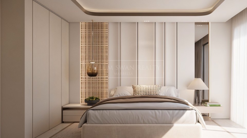 Marbella Golden Mile, Parcela con Proyecto de Villa en Venta en La Carolina, Milla de Oro de Marbella
