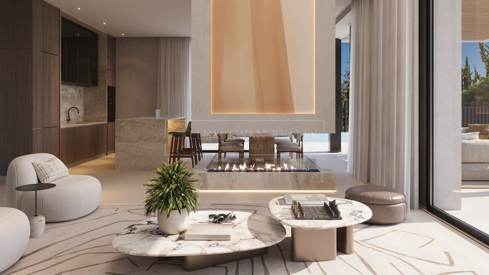 Marbella Golden Mile, Parcela con Proyecto de Villa en Venta en La Carolina, Milla de Oro de Marbella