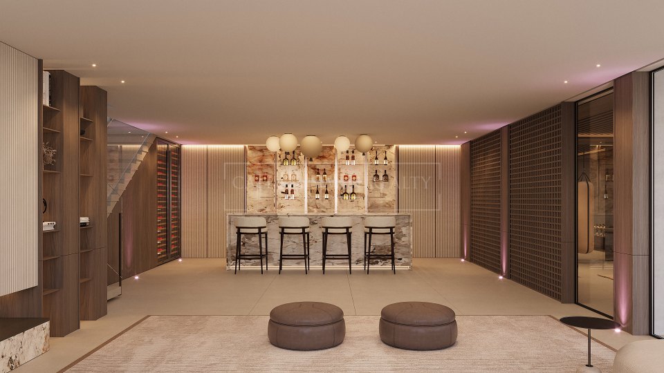 Marbella Golden Mile, Parcela con Proyecto de Villa en Venta en La Carolina, Milla de Oro de Marbella