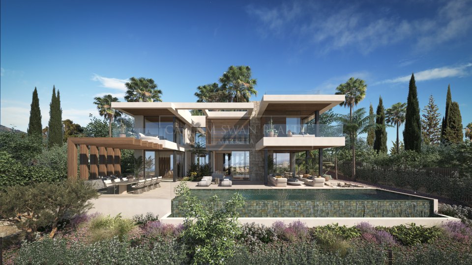 Marbella Golden Mile, Parcela con Proyecto de Villa en Venta en La Carolina, Milla de Oro de Marbella