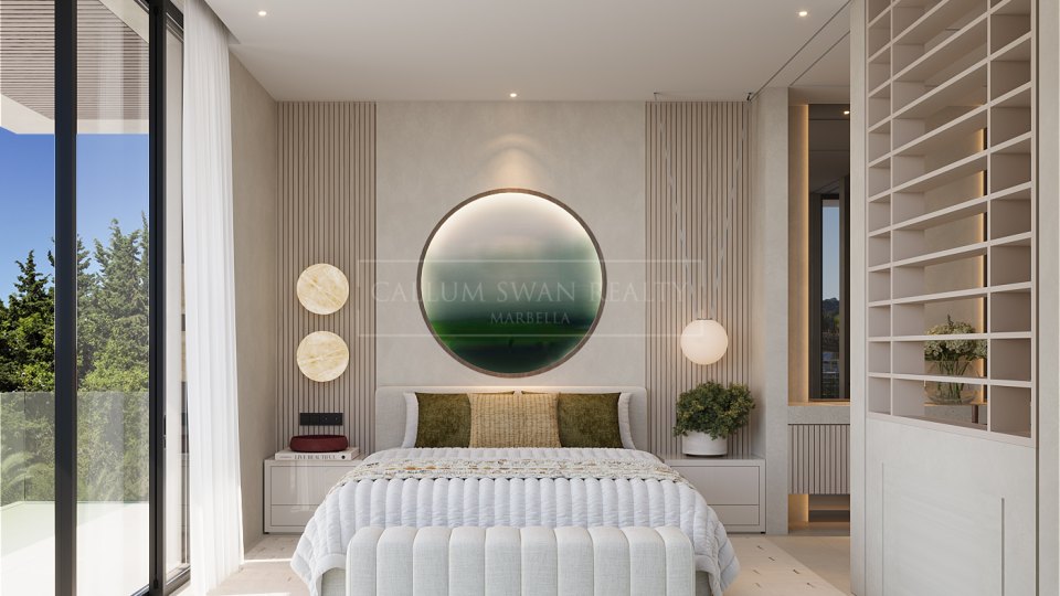 Marbella Golden Mile, Parcela con Proyecto de Villa en Venta en La Carolina, Milla de Oro de Marbella