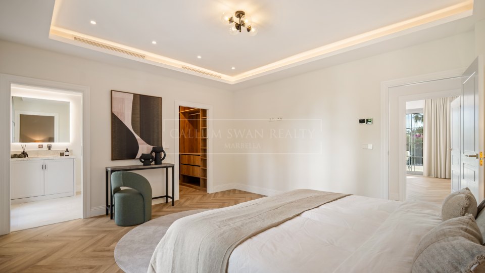 Benahavis, Villa de quatre chambres avec vue sur la montagne à vendre à Los Arqueros, Benahavís