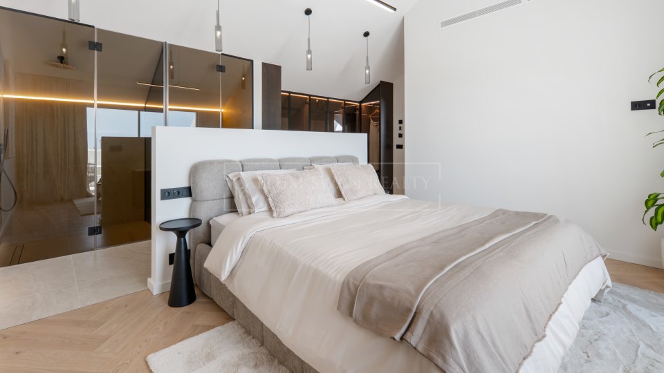 Nueva Andalucia, Penthouse duplex trois chambres à vendre dans le Aloha Hill Club, Nueva Andalucía