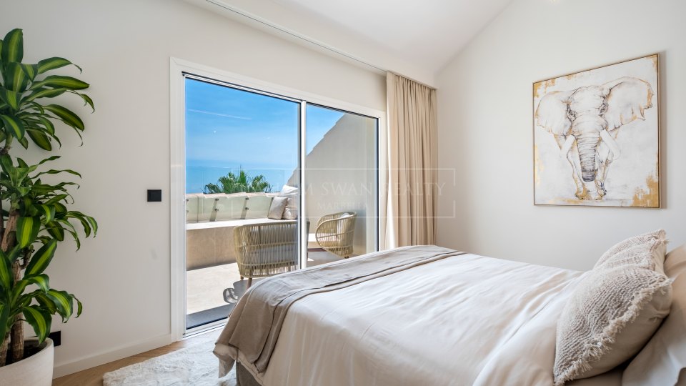 Nueva Andalucia, Penthouse duplex trois chambres à vendre dans le Aloha Hill Club, Nueva Andalucía