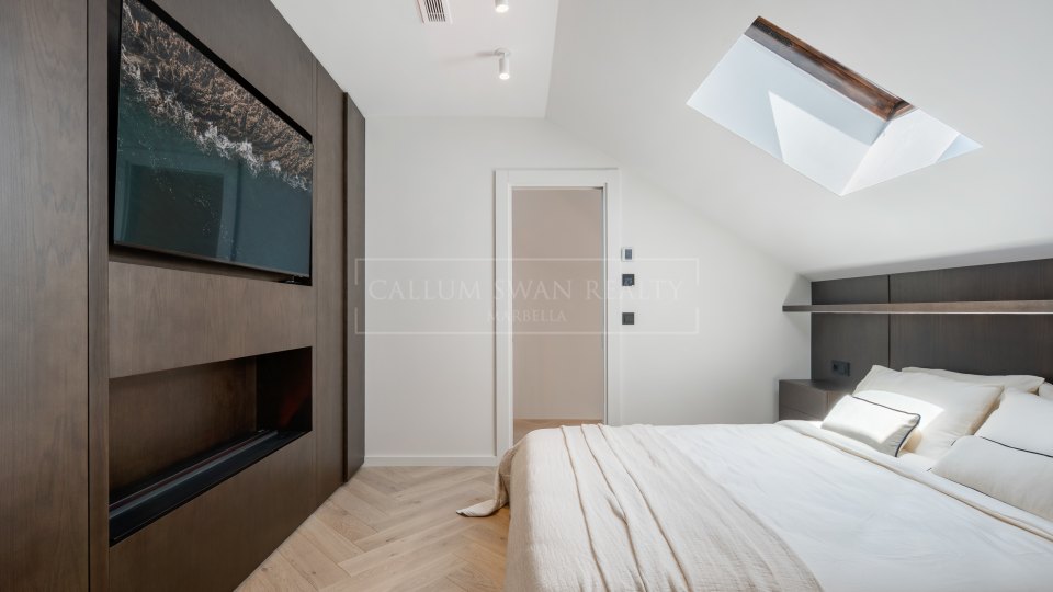 Nueva Andalucia, Penthouse duplex trois chambres à vendre dans le Aloha Hill Club, Nueva Andalucía