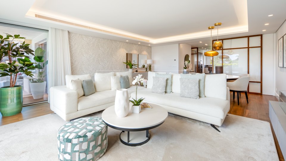 Marbella Golden Mile, Appartement de trois chambres avec vue sur la piscine à vendre à Monte Paraiso, Marbella Golden Mile