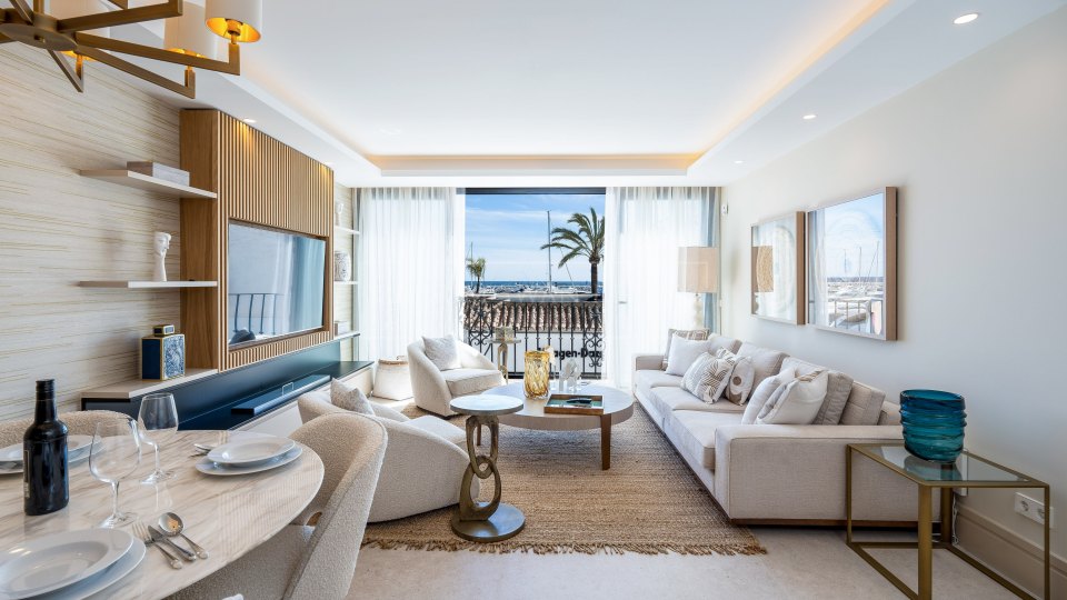 Marbella - Puerto Banus, Appartement en première ligne de la marina à vendre à Puerto Banús, Marbella