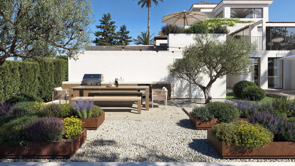 Nueva Andalucia, Newly Built Five-Bedroom Villa with Sea Views in Los Naranjos, Nueva Andalucía
