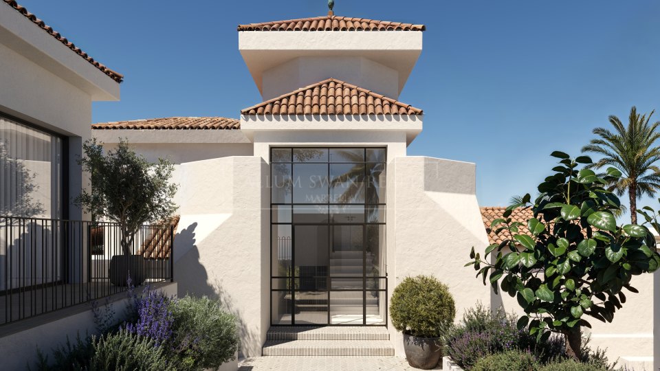 Nueva Andalucia, Newly Built Five-Bedroom Villa with Sea Views in Los Naranjos, Nueva Andalucía