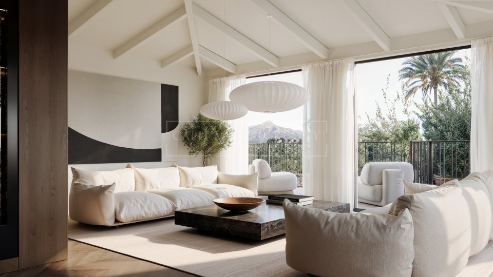 Nueva Andalucia, Newly Built Five-Bedroom Villa with Sea Views in Los Naranjos, Nueva Andalucía