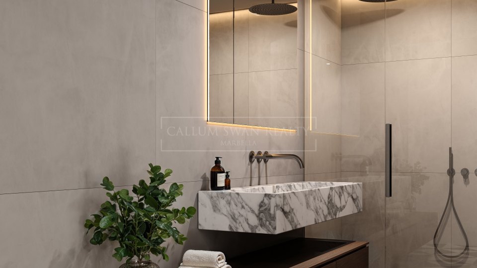 Nueva Andalucia, Newly Built Five-Bedroom Villa with Sea Views in Los Naranjos, Nueva Andalucía