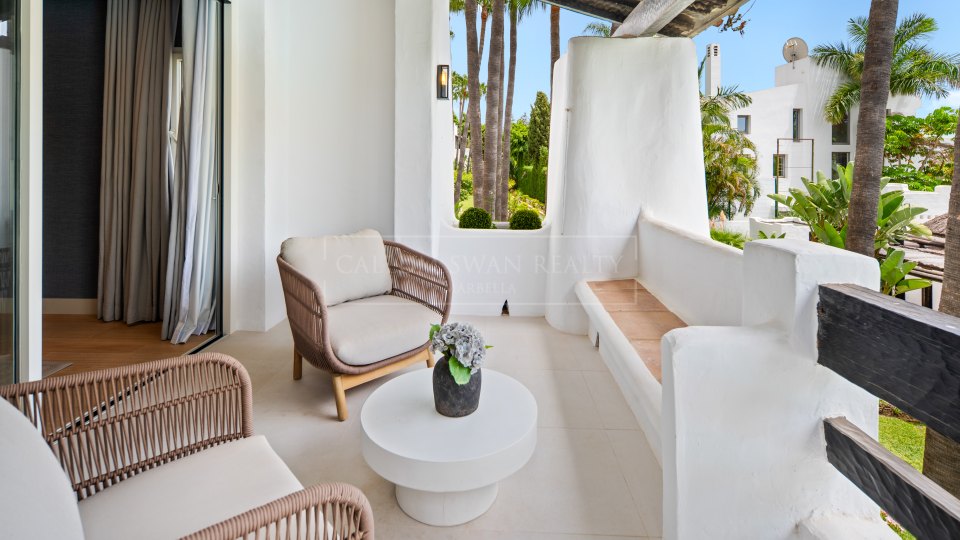 Marbella Golden Mile, Appartement raffiné de trois chambres à coucher à Marina Puente Romano, Marbella Golden Mile