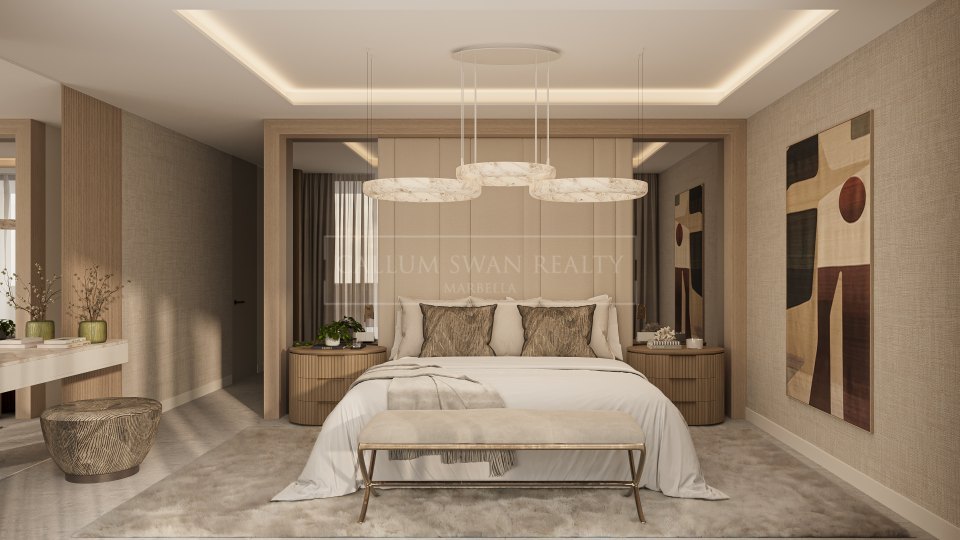 San Pedro de Alcantara, Villa de cinco habitaciones recién construida junto a la playa en Cortijo Blanco, San Pedro de Alcántara
