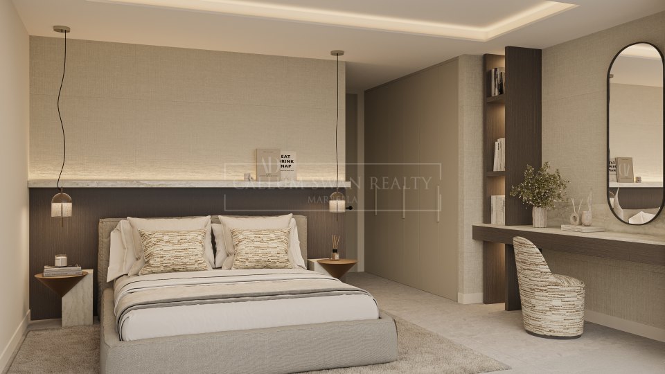 San Pedro de Alcantara, Villa de cinco habitaciones recién construida junto a la playa en Cortijo Blanco, San Pedro de Alcántara